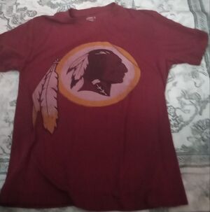 NFL Commanders  Maroon Graphic T-Shirt
